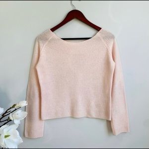 Reformation Cashmere Boar Neck Sweater